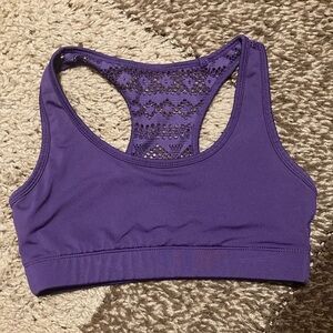Zyia Purple Lace Racerback Bralette. In great shape. Missing the pads.
